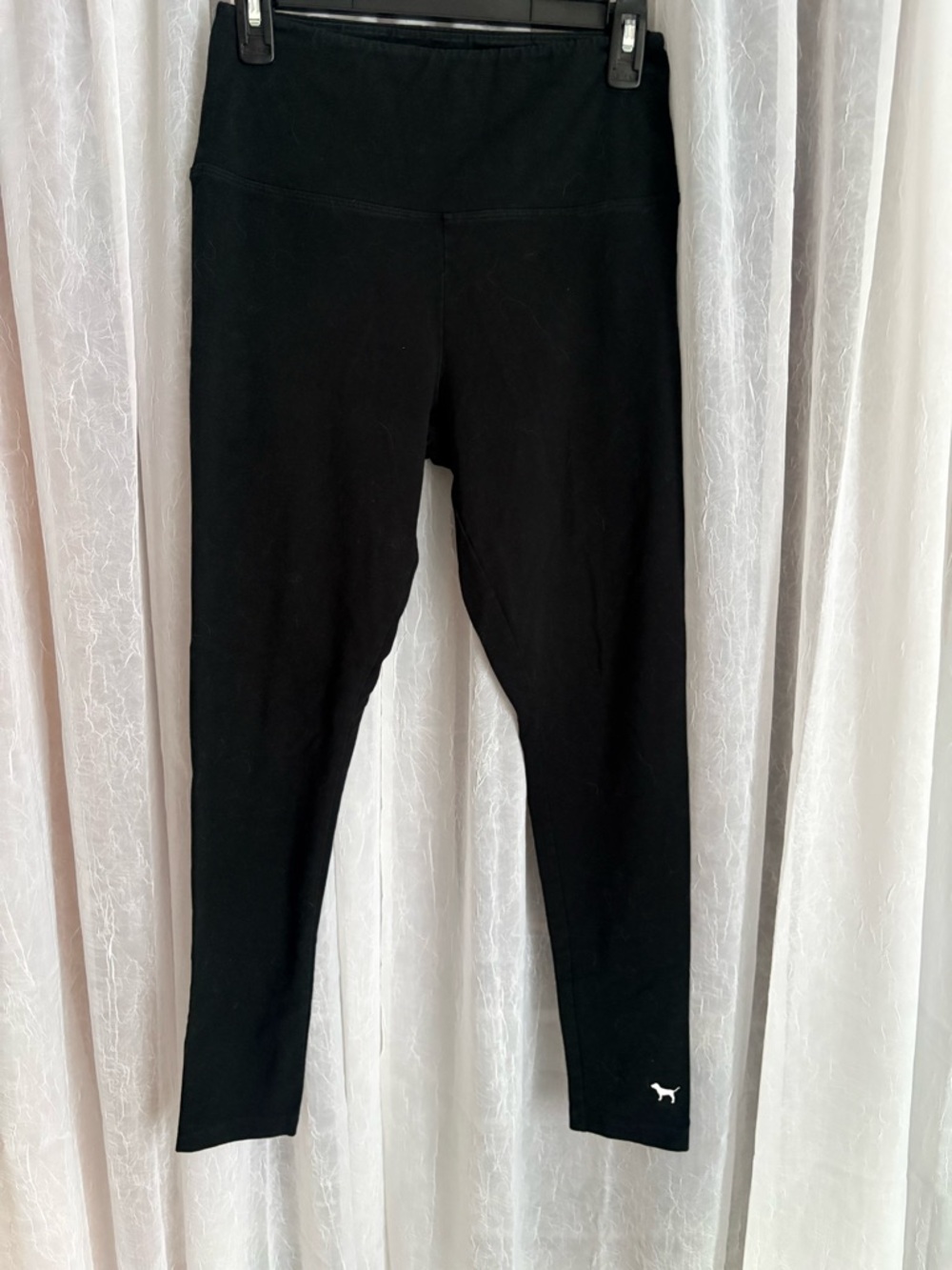 PINK Victoria's Secret Black Logo Leggings